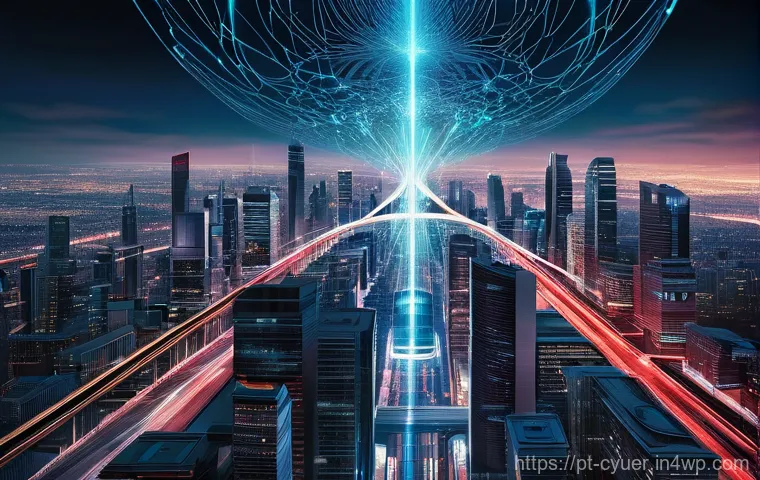 사이버 공격 대응을 위한 IT 인프라 강화 - **Prompt:** A dynamic and visually striking depiction of Artificial Intelligence as a proactive digi...