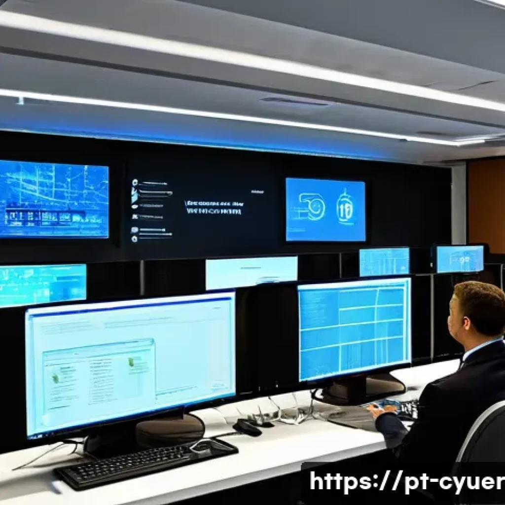 사이버 공격 대응을 위한 기업 문화 형성 - A modern corporate training room filled with diverse professionals from various departments includin...