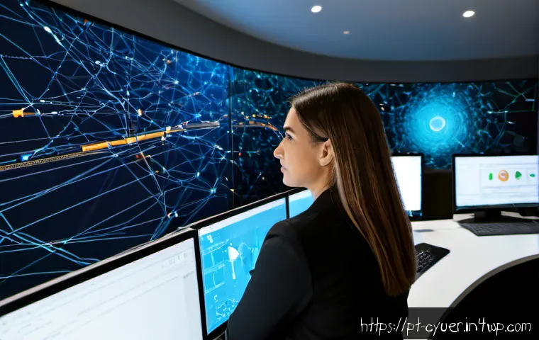 사이버 공격 대응을 위한 클라우드 보안 전략 - Photorealistic cybersecurity response team in a modern Lisbon cloud operations center, two Portugues...